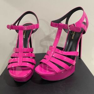 Ysl Saint Laurent bianca sandals